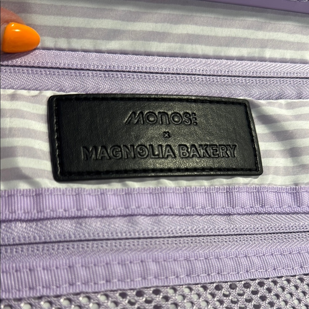 Monos x Magnolia Bakery carry on roller suitcase - Picture 11 of 17